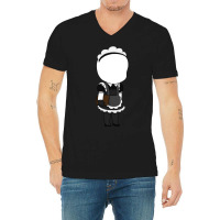 Slenderman Maid Chibi V-neck Tee | Artistshot