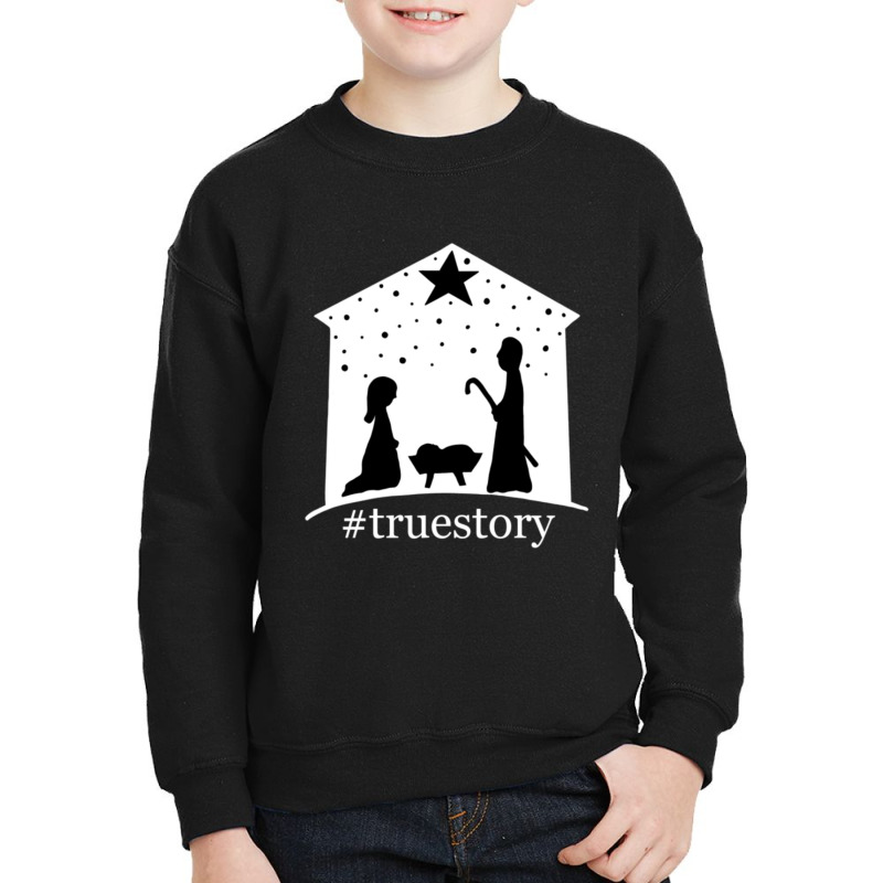 Christmas True Bible Story #truestory Birth Jesus Religious Youth Sweatshirt by thangdinhsinhelf | Artistshot