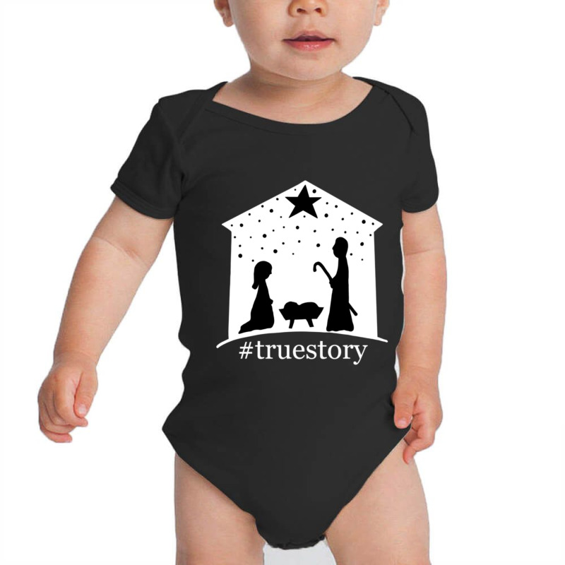 Christmas True Bible Story #truestory Birth Jesus Religious Baby Bodysuit by thangdinhsinhelf | Artistshot