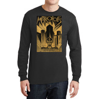 Metropolis Fritz Lang 1926 Vintage Movie Poster B&amp;w Classic Long Sleeve Shirts | Artistshot