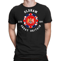 Oldham Great Britain British Pride Vintage T Shirt T-shirt | Artistshot