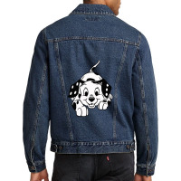 Dalmatian Puppies Men Denim Jacket | Artistshot