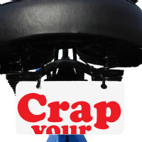 Crap Your Hands Bicycle License Plate | Artistshot