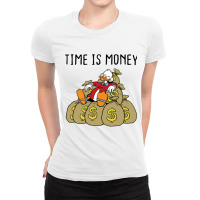 Time Is Money Scrooge Ladies Fitted T-shirt | Artistshot