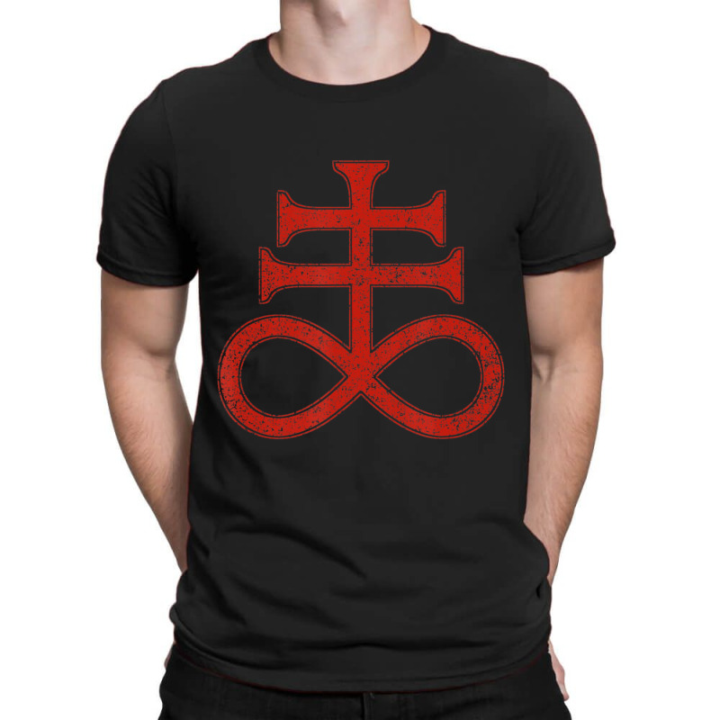 Black Sulphur Symbol Alchemy Leviathan Cross Satan's Cross T-shirt | Artistshot