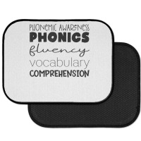 Phonemic Awareness Phonics Fluency Vocab Comprehension T Shirt Rear Car Mat | Artistshot