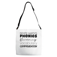 Phonemic Awareness Phonics Fluency Vocab Comprehension T Shirt Adjustable Strap Totes | Artistshot