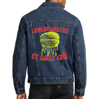 Ludi Magistri Et Amat Cor, Ludi Magistri, Ludi Magistri Et, Amat Cor,  Men Denim Jacket | Artistshot