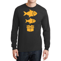 Big Fish, Little Fish, Cardboard Box Long Sleeve Shirts | Artistshot