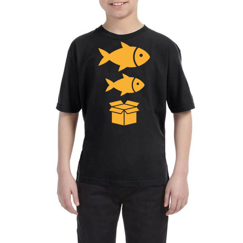 Big Fish, Little Fish, Cardboard Box Youth Tee by cm-arts | Artistshot