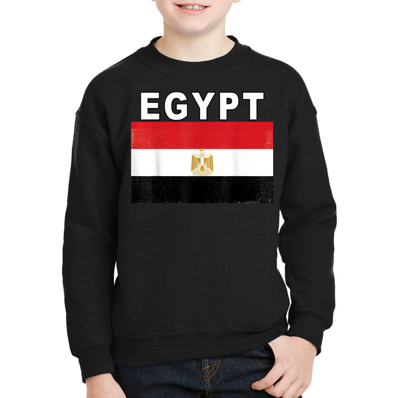 Egyptian National Pride Flag Of Egypt T Shirt Youth Sweatshirt by cm-arts | Artistshot