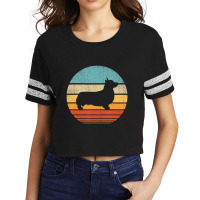 Corgi Retro Vintage 60s 70s Sunset Dog Lovers Men Women Scorecard Crop Tee | Artistshot