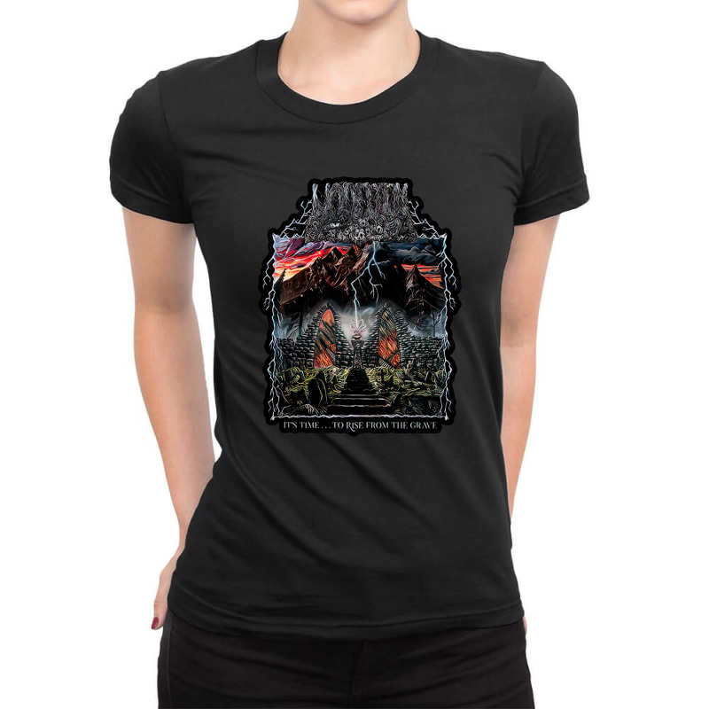 Lightning Strikes Ladies Fitted T-Shirt by SpencerLarsen | Artistshot