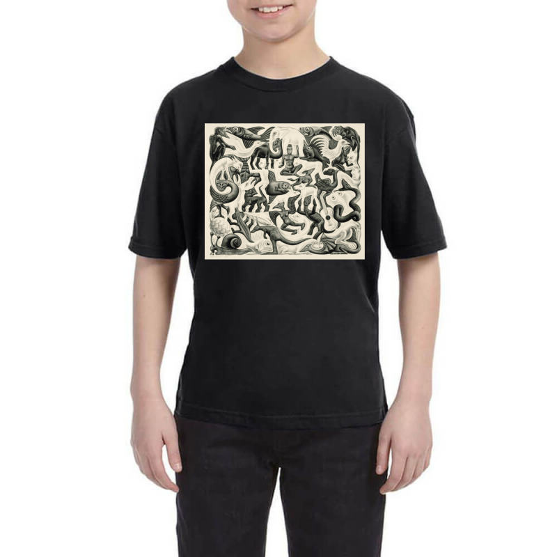 Escher - Plane Filling Ii Youth Tee | Artistshot