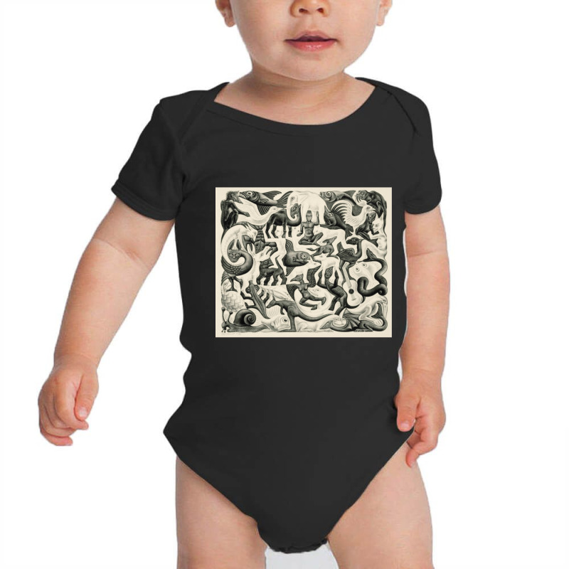 Escher - Plane Filling Ii Baby Bodysuit | Artistshot