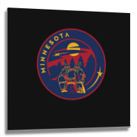 Minnesota Sports Classic Metal Print Square | Artistshot