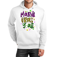 Mardi Gras Y'all Galveston Fun Cute Beads And Mask T Shirt Unisex Hoodie | Artistshot