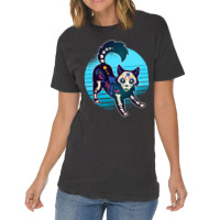 Sugar Skull Cat Vintage T-shirt | Artistshot