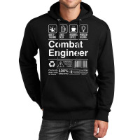 Combat Engineer Shopping Label Problem Solver T Shirt Unisex Hoodie | Artistshot