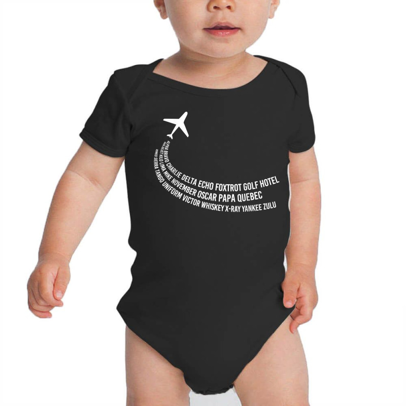 Phonetic Alphabet T Shirt  Pilot Airplane Shirt Baby Bodysuit | Artistshot