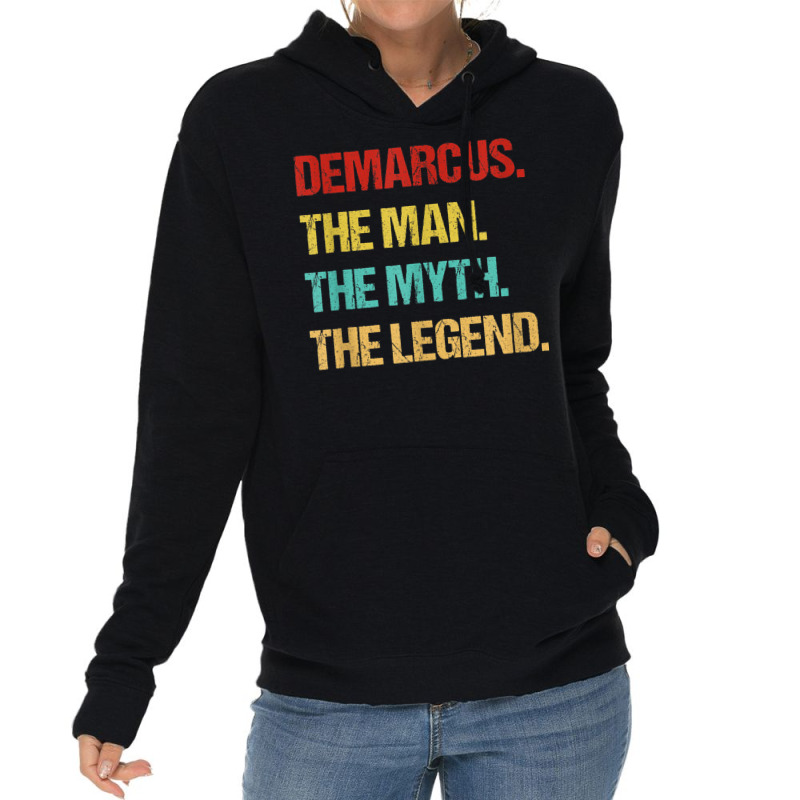 Mens Demarcus The Man The Myth The Legend T Shirt Lightweight Hoodie by cm-arts | Artistshot