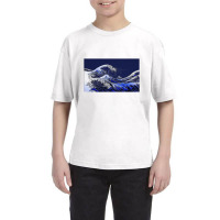 Hokusai Wave Carbon Fiber Styles Youth Tee | Artistshot