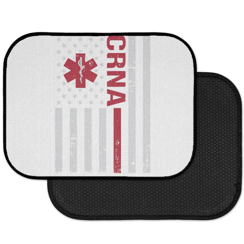 Crna Certified Registered Nurse Anesthetist Usa Flag Rear Car Mat | Artistshot