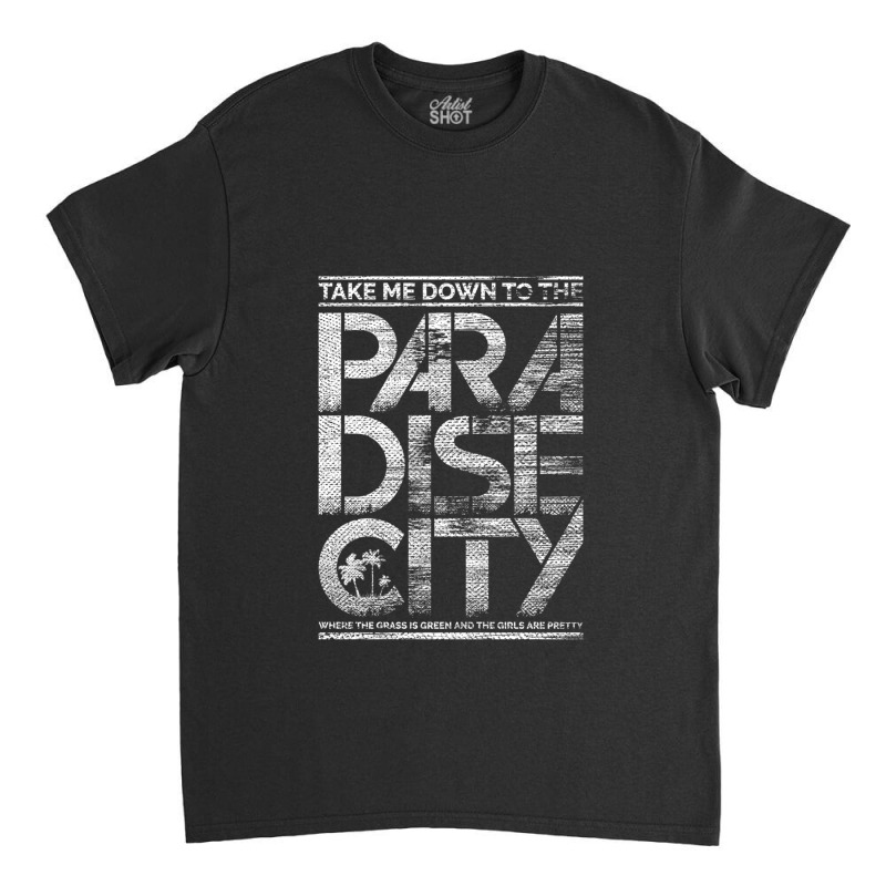 Paradise City Classic T-shirt by AlisonPayne | Artistshot