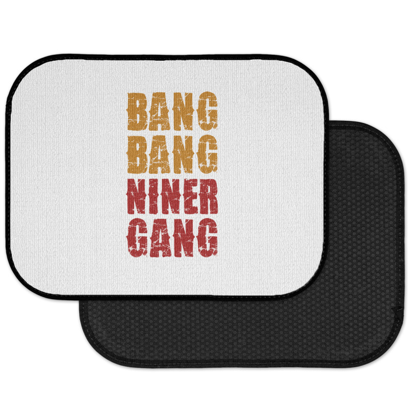 Bang Bang Niner Gang Football Rear Car Mat | Artistshot