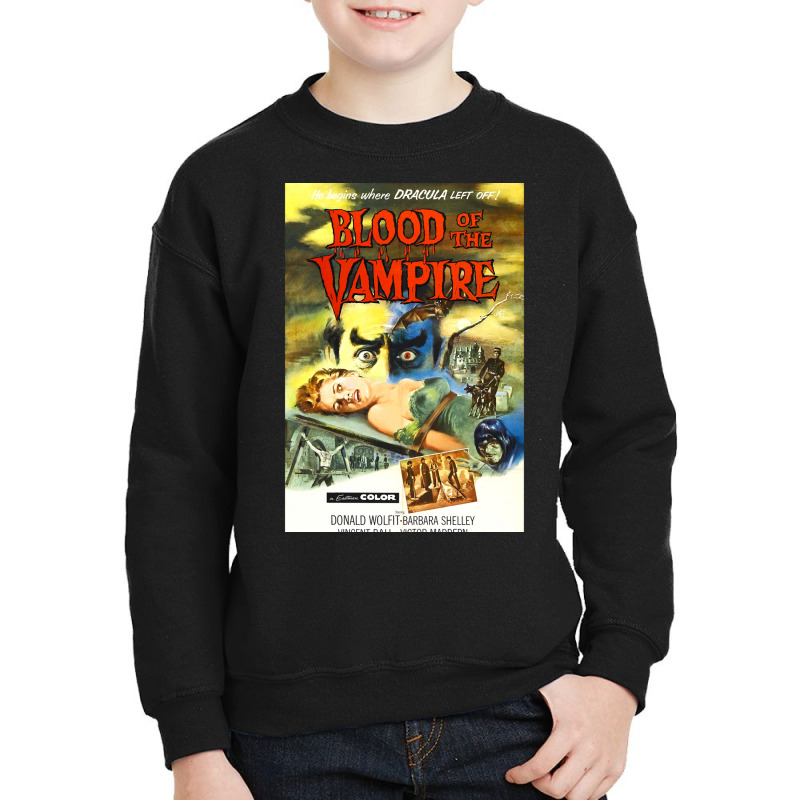 Vintage Retro Horror Movie 074 Youth Sweatshirt by Min02 | Artistshot