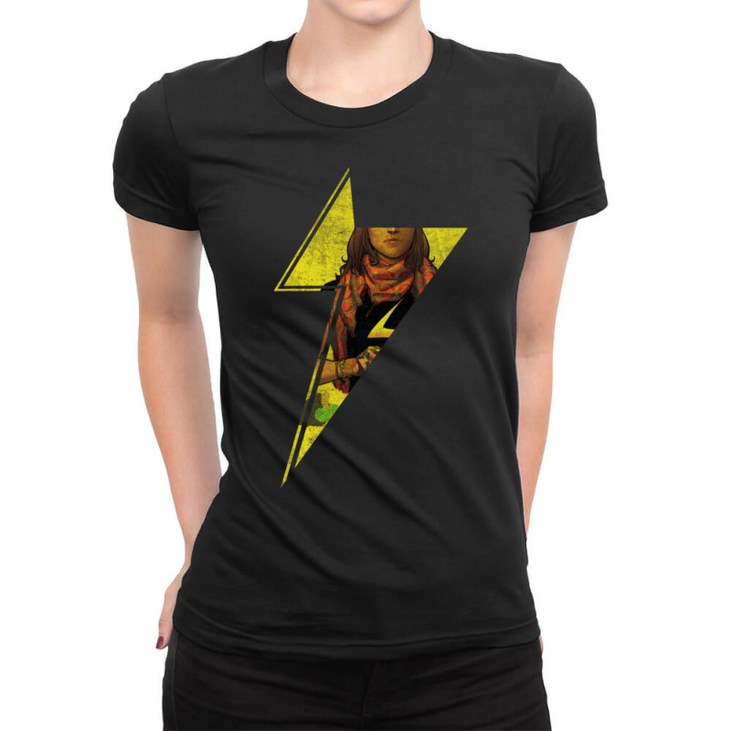 Ms Kamala Bolt V.2 Ladies Fitted T-Shirt by cm-arts | Artistshot