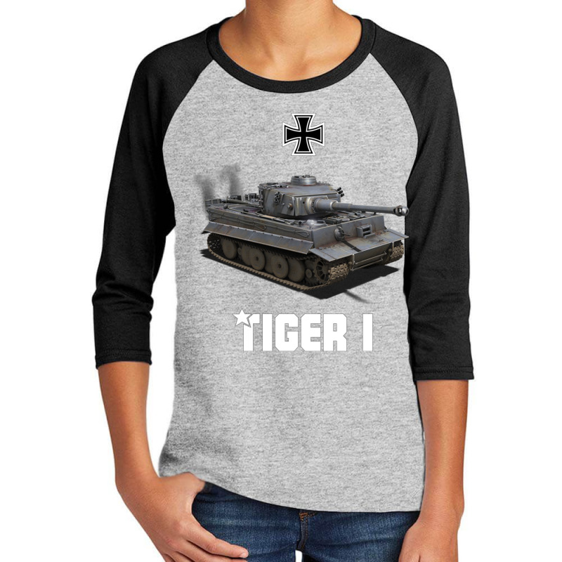 Tiger I German Heavy Tank Ww2 Military Panzerkampfwagen Pullover Hoodi Youth 3/4 Sleeve by cm-arts | Artistshot