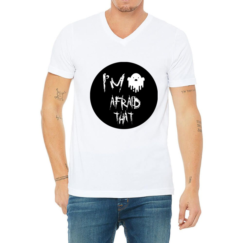 Phasmophobia Ghost Funny Boo Dark Horror V-neck Tee | Artistshot