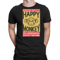 Happy Monkey Safety Matches, Vintage, Happy Monkey, Safety Matches, Ha T-shirt | Artistshot