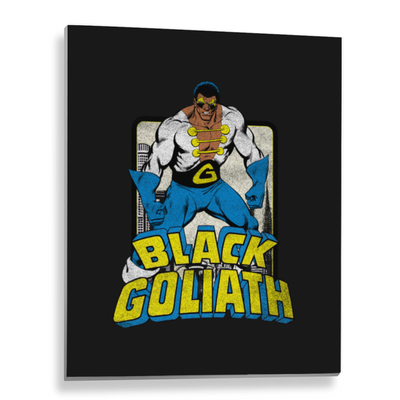 Black Goliath - Dr. Bill Foster (distressed) Metal Print Vertical | Artistshot