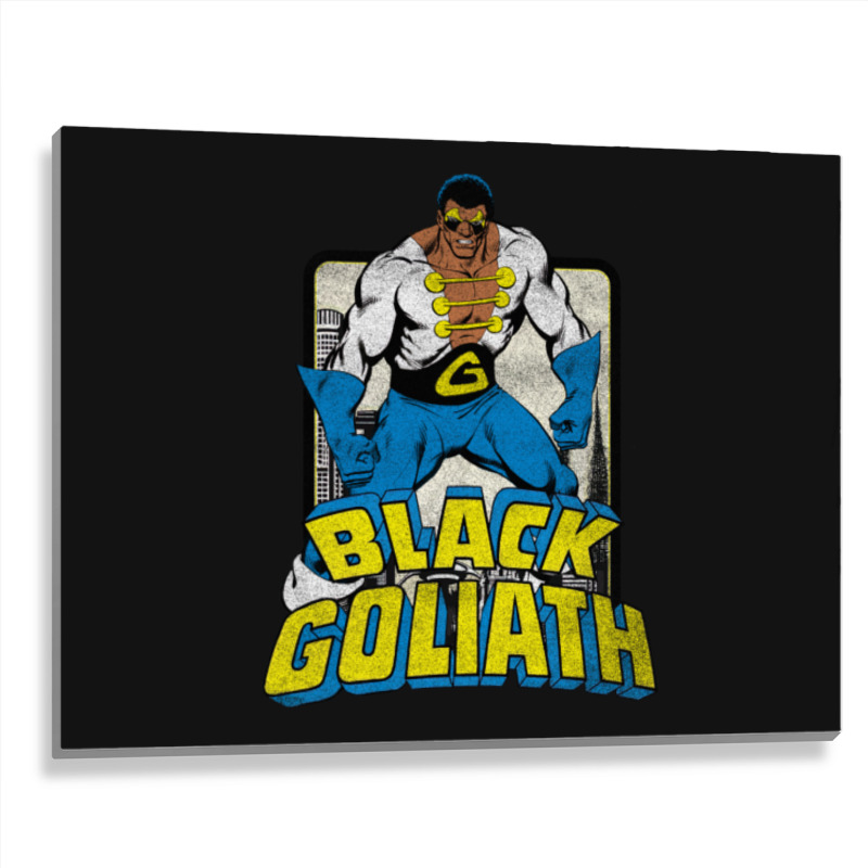 Black Goliath - Dr. Bill Foster (distressed) Metal Print Horizontal | Artistshot