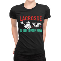 Lacrosse Play Like Ladies Fitted T-shirt | Artistshot