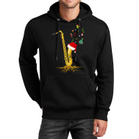 Saxophone Chrismas Tree, Merry Christmas Saxophone, Saxophone Chrismas Unisex Hoodie | Artistshot