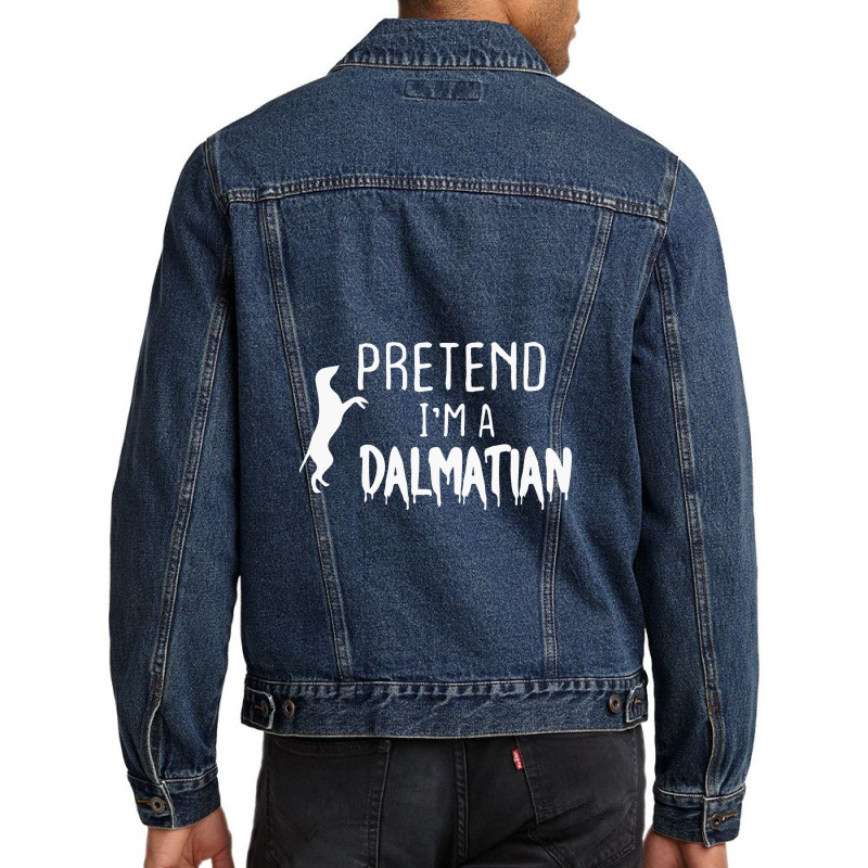 Pretend I'm A Dalmatian Men Denim Jacket | Artistshot