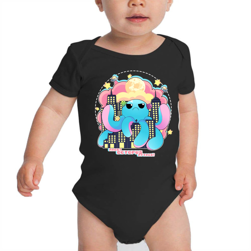 Angry Octopus Attack, Angry Octopus, Attack, Funny Angry Octopus, Angr Baby Bodysuit by SHOPTTTTR5 | Artistshot