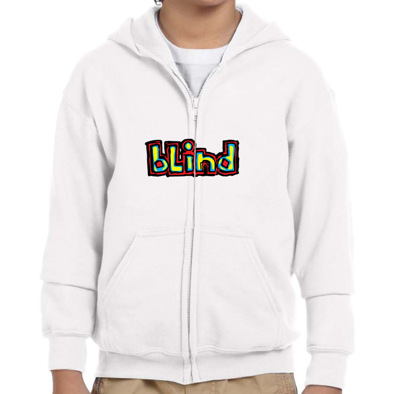 Blind Skateboards Youth Zipper Hoodie by cm-arts | Artistshot