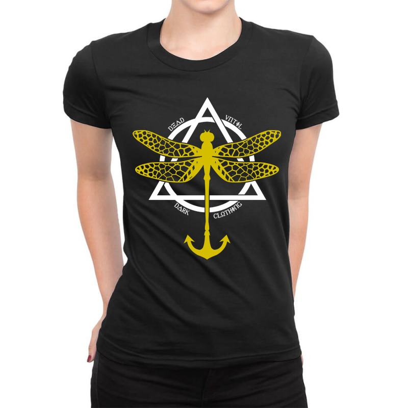 Dragon Anchor, Dragon Anchor Vintage, Dragonfly, Dead, Dragonflies, Dr Ladies Fitted T-Shirt by SHOPTRUI4 | Artistshot