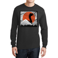 Black Dinosaur Under The Sun, Black Dinosaur, The Sun, Black Dinosaur  Long Sleeve Shirts | Artistshot