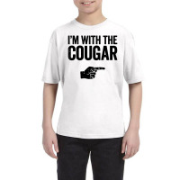 Im With The Cougar Youth Tee | Artistshot