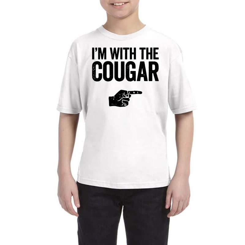 Im With The Cougar Youth Tee by Yellowbubbles | Artistshot