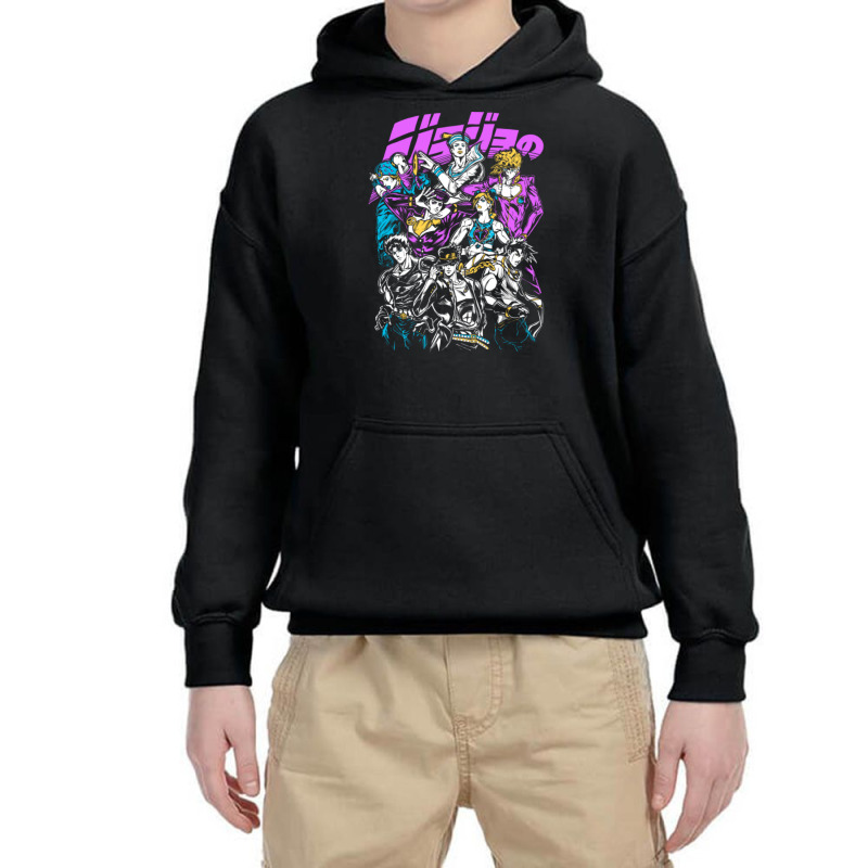 Jojos Youth Hoodie by cm-arts | Artistshot