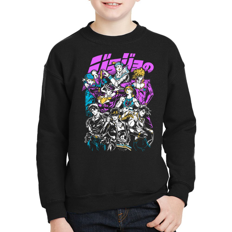 Jojos Youth Sweatshirt by cm-arts | Artistshot