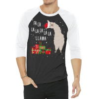 Fa La La Llama   Llama Christmas  Women Men Kids 3/4 Sleeve Shirt | Artistshot