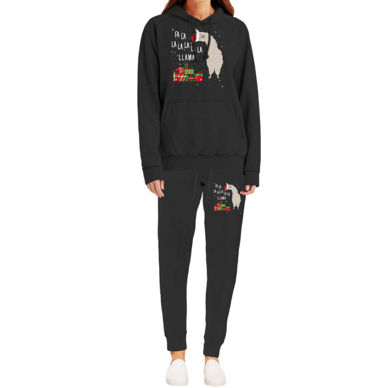 Fa La La Llama   Llama Christmas  Women Men Kids Hoodie & Jogger Set | Artistshot