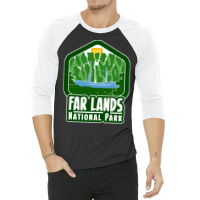 Far Lands National Park 3/4 Sleeve Shirt | Artistshot